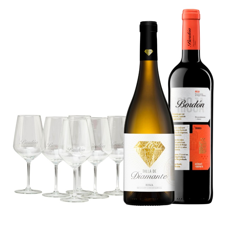 Pack 3 bot. Talla de Diamante + 3 bot. Bordón Crianza