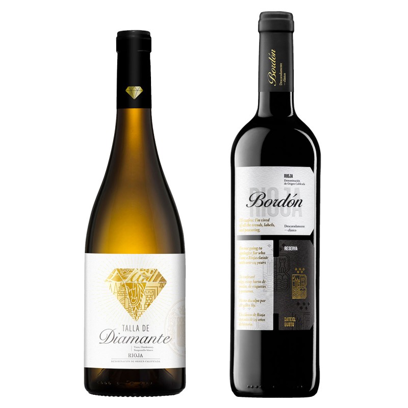 Pack 3 bot. Talla de Diamante + 3 bot. Bordón Reserva Pack 3 bot. Talla de Diamante + 3 bot. Bordón Reserva